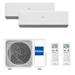Multisplit 2x1 Haier 2U40S2SM1FA + GEOS+ 25 + GEOS+ 25 R32