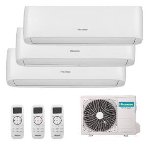 Multi Split 3X1 Hisense 3AMW72U4RFA + 2 UD CF25YR04G + 1 UD CF35MR04G  A++